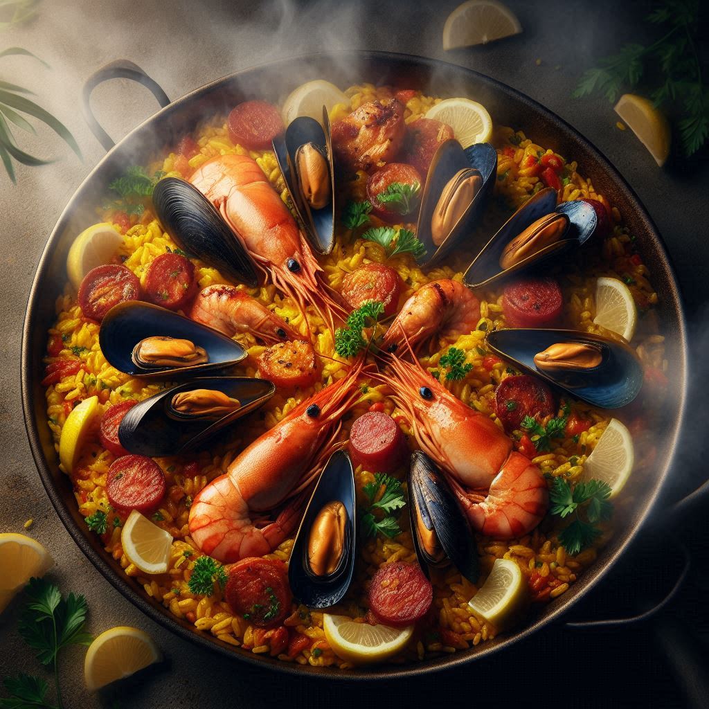 paella mixta para 10 personas