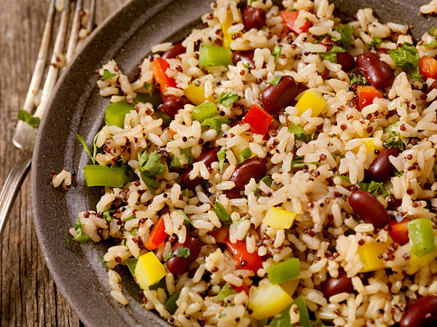 Ensalada con Arroz Integral 