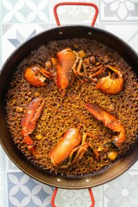 Paella de bogabante